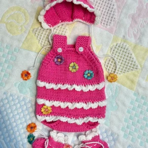 Hand knitted outfit