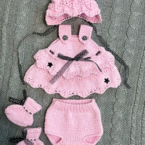 Hand knitted outfit